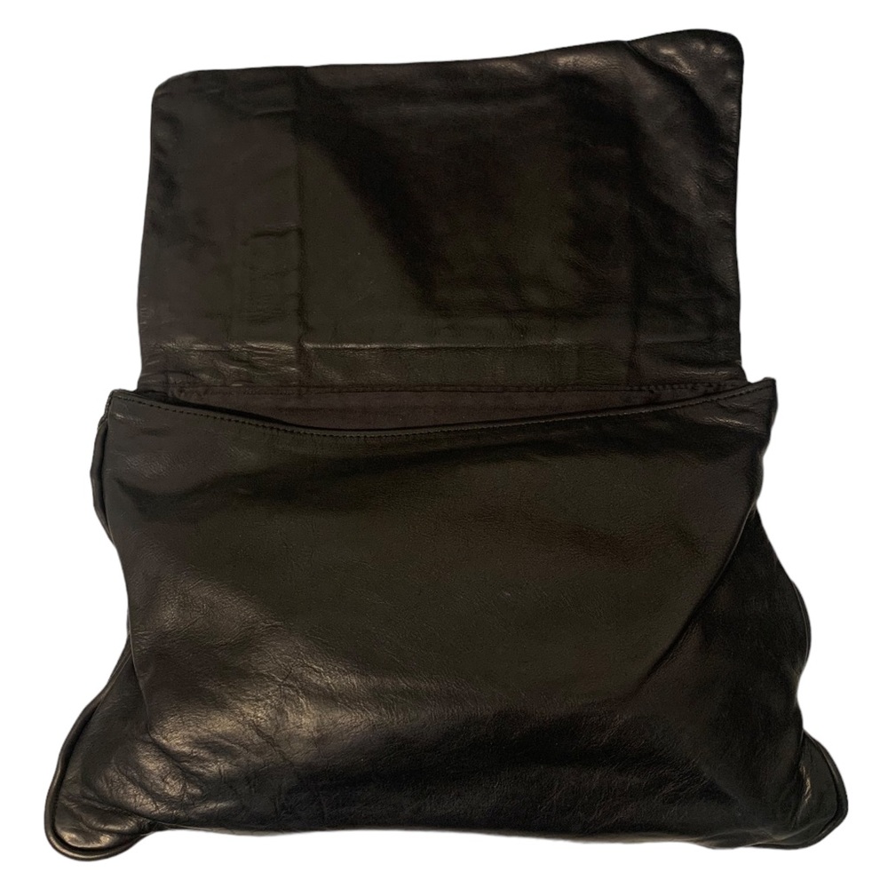 Jas MB London Woven Leather Oversized Clutch - Black - Picture 4 of 8